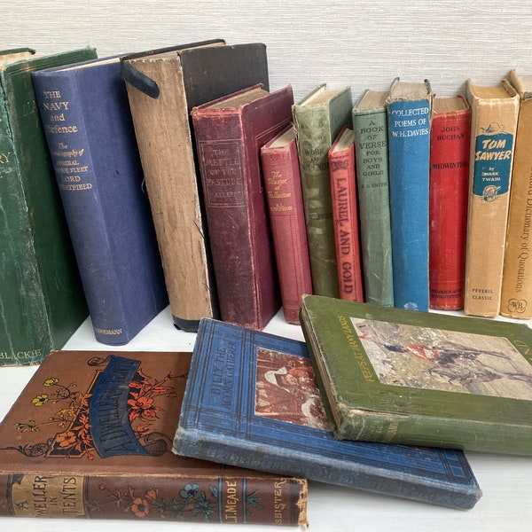 Adopt a book 2 -  Old Vintage Hardcover Books Looking for a New Home - Sold Separately Various Titles