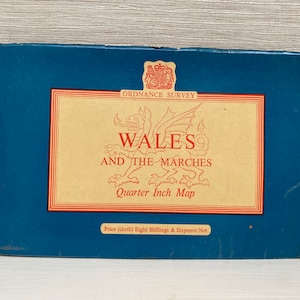 Wales and The Marches Quarter Inch Map : Ordnance Survey c1960s