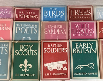 Britain in Pictures - 1940s Illustrated Hardback History Books with Dust Covers Collins  Sold Separately