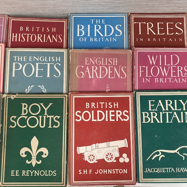 Britain in Pictures - 1940s Hardback History Books with Dustcovers - Sold Seperately