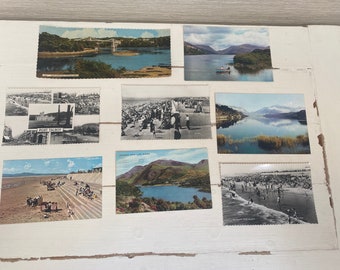 1950/ 60 s Postcards of Wales x 8