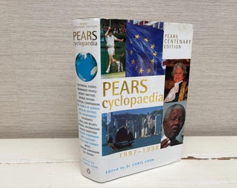 Pears Cyclopaedia 1997 - 1998 Edited by Dr Chris Cook Vintage Hardback Book Pears Centenary Edition