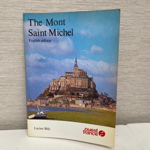 The Mont Saint Michel Vintage 1977 Souvenir Guide English Edition - Ouest France