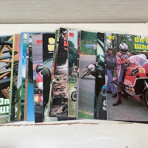 On Two Wheels Vintage Motorcycling Magazines 1978 - 1979 - Sold Seperately