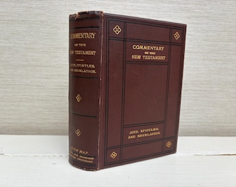 The New Testament of Our Lord and Saviour Jesus Christ - Society of Promoting Christian Knowledge Antique Hardback Book 1900
