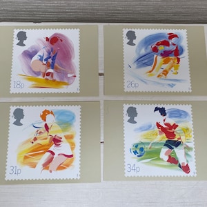 Cartes postales Royal Mail Stamp - Sport 22 mars 1988