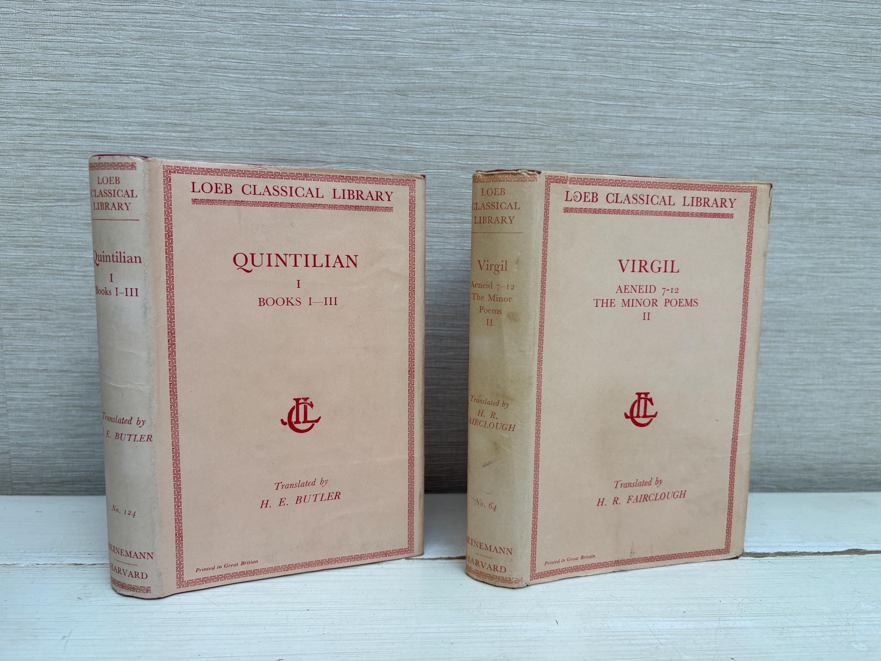 Loeb Classical Library Heinemann / Harvard University Vintage
