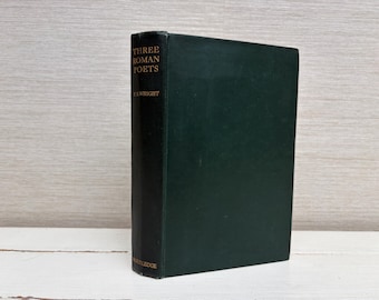 Tres poetas romanos: Plauto, Catulo y Ovidio, por F. A. Wright. Libro de tapa dura, edición de 1938, George Routledge & Sons.