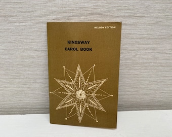 Kingsway Carol Book Sacred and Secular Melody Edition 1968 Paperback Book - Evans Brothers Ltd
