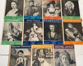 Collection des Maitres - Vintage French Art Paperbacks - Sold Seperately