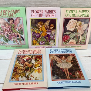 Flower Fairies by Cicely Mary Barker 1980s Hardback Childrens Books - Sold Individually