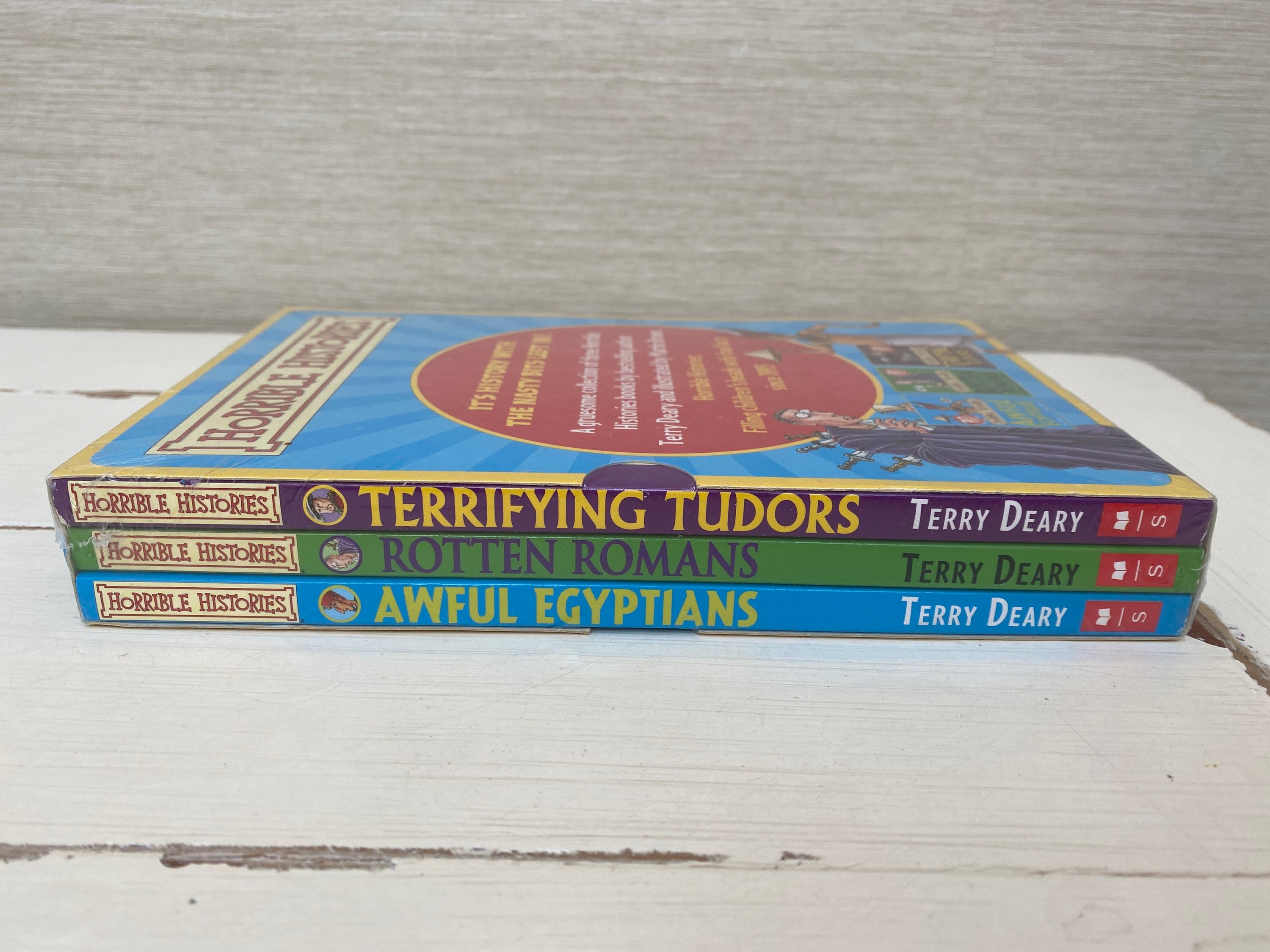 Horrible Histories Box Set of Three Paperbacks by Terry Deary - Etsy