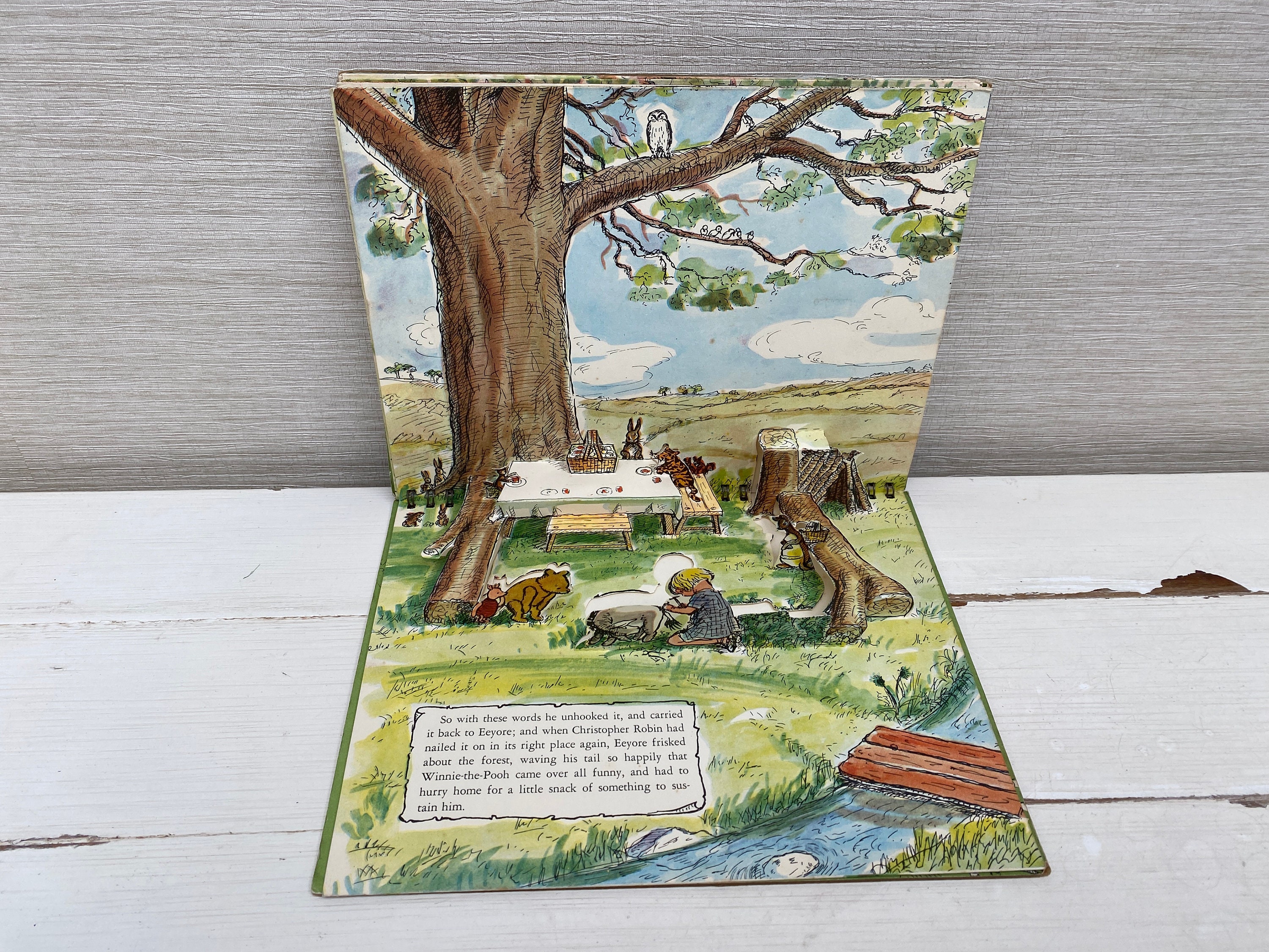 Winnie the Pooh and Eeyore's Tail Pop up Book by A A Milne