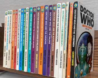 Doctor Who Vintage Collectable Paperback Books 1970/80s