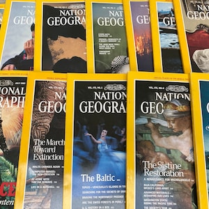 National Geographic Magazines 1980s - Sold Separately