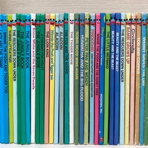 Livres pour enfants vintage Walt Disney reliés des années 1970 à ce jour - Vendus séparément