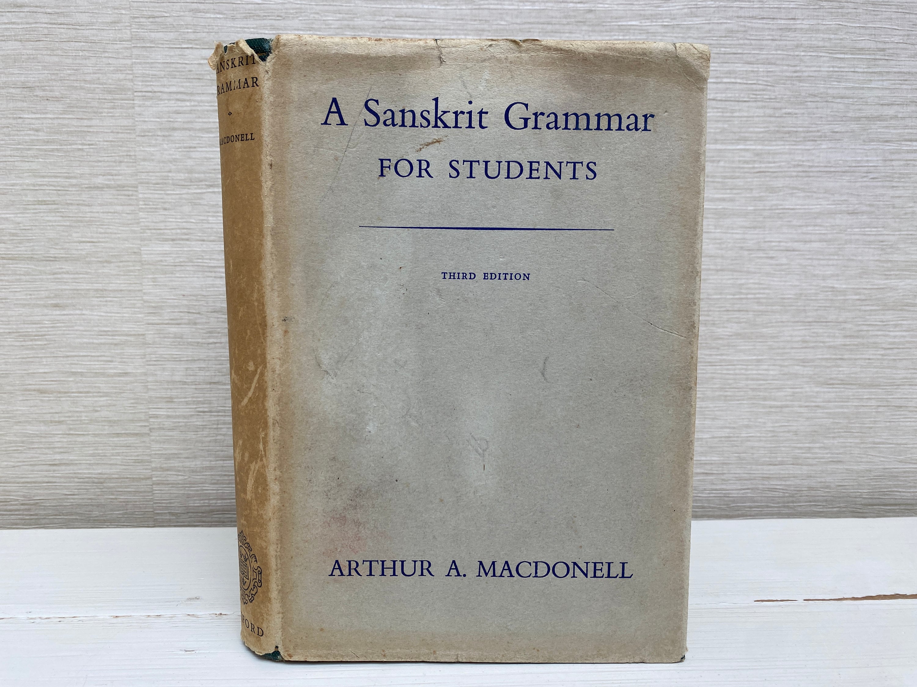 A Sanskrit Grammar for Students by Arthur Anthony Macdonell - 1962