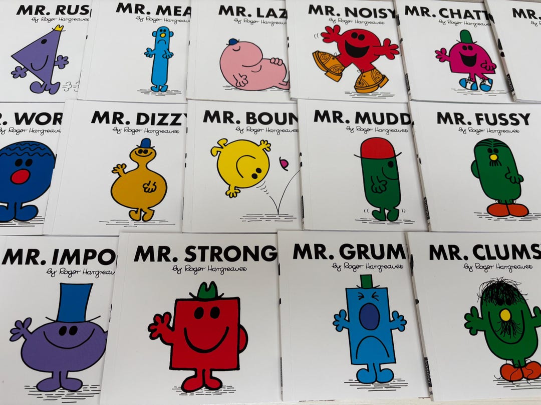 Mr Men Paperback Books by Roger Hargreaves - Sold Separately