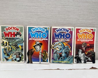 Doctor Who Vintage Collectable Paperback Books 1970/80s