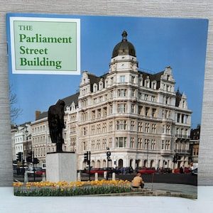 The Parliament Street Building Westminster London Guide Book vintage des années 1990 Livre de poche