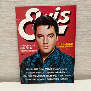 1979 Elvis  - The Official memorial Fan Club Publication Magazine - Todd Slaughter
