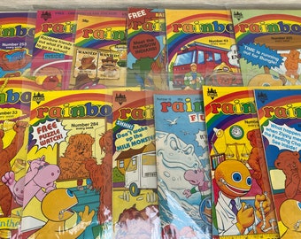 Rainbow Thames Television magazines vintage des années 1990 vendus individuellement