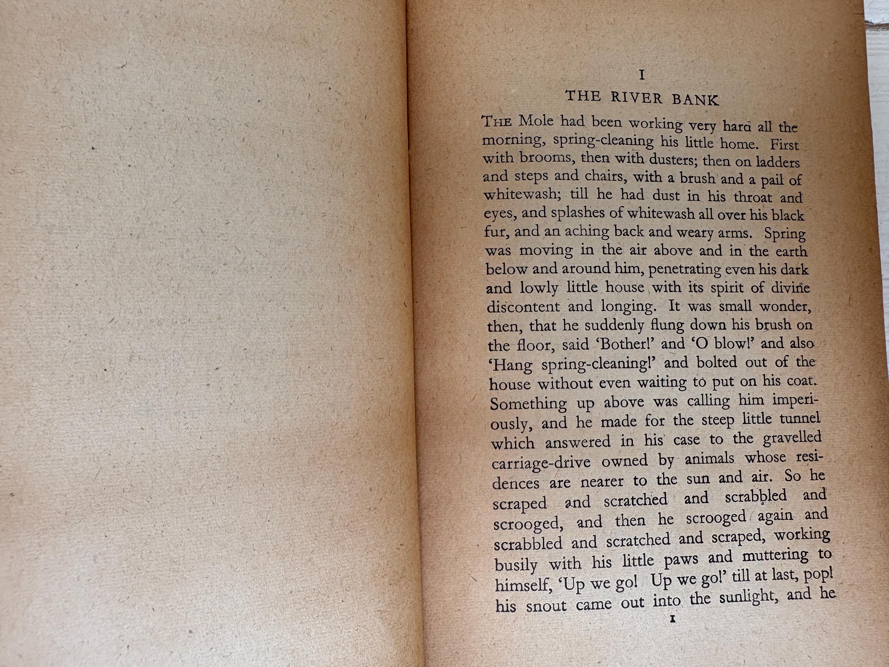 The Wind in the Willows by Kenneth Grahame 1941 Methuen Vintage ...
