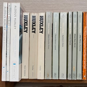 Aldoux Huxley Vintage Paperback Books 1960s to 1990s - Sold Individually