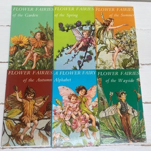 Flower Fairies of the Summer , Spring , Winter , Autumn  by Cicely Mary Barker 1970s Paperback Childrens Books - Sold Individually