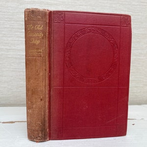The Old Curiosity Shop - Charles Dickens - T Nelson & Sons Libro con copertina rigida vintage
