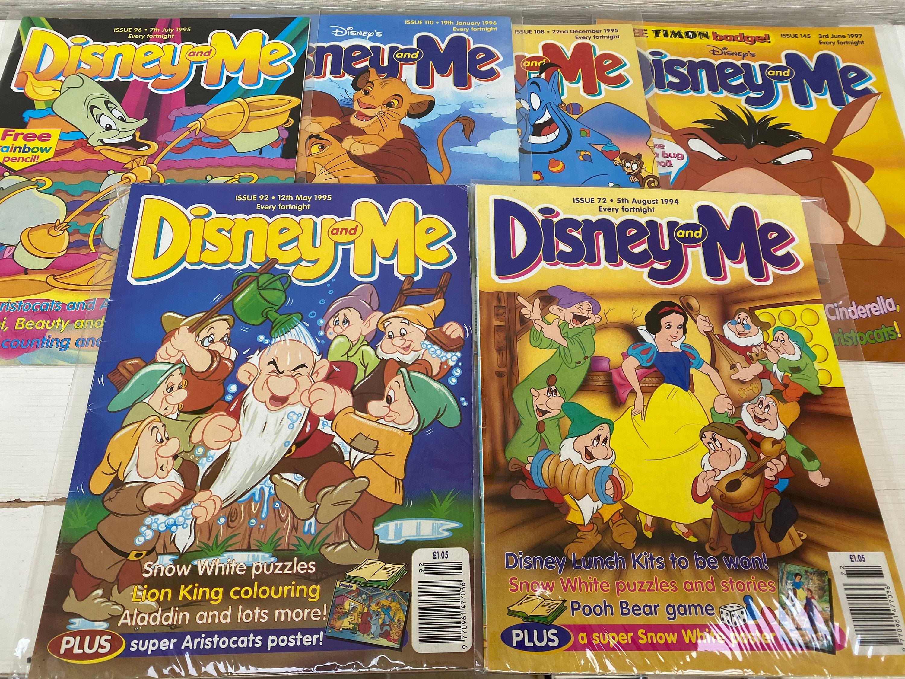 Disney and Me Vintage Magazines 1990s Sold Individually - Etsy
