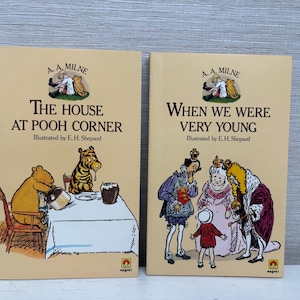 Winnie The Pooh - AA Milne -1980s Paperback Books Magnet  - SOLD Separately