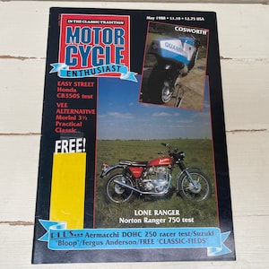 Motorcycle Enthusiast Vintage Magazine May 1988