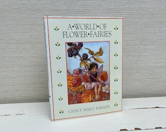 Eine Welt der Blumenfeen von Cicely Mary Barker Vintage Hardcover Buch 1992 - Friedrich Warne