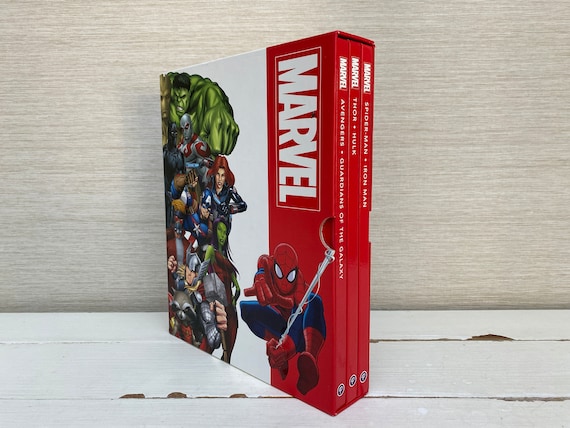 Marvel Superhero Three Book Collection in Slipcase - Childrens