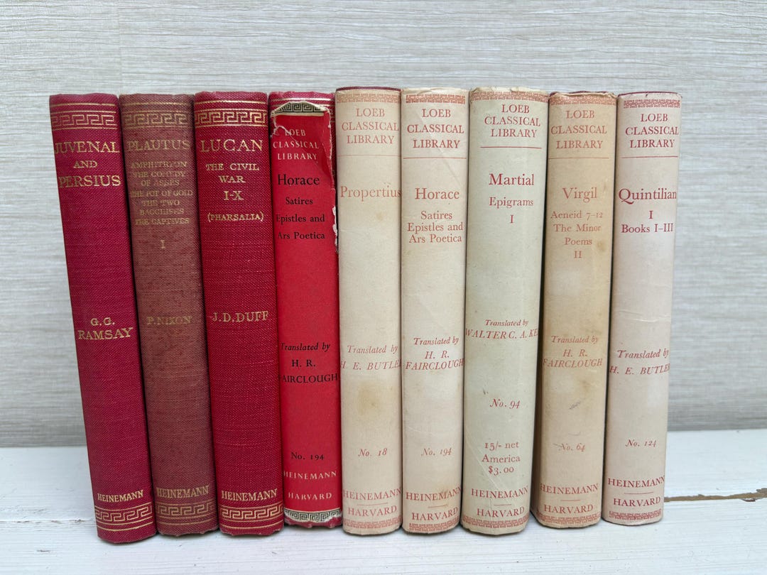 Loeb Classical Library Heinemann / Harvard University Vintage