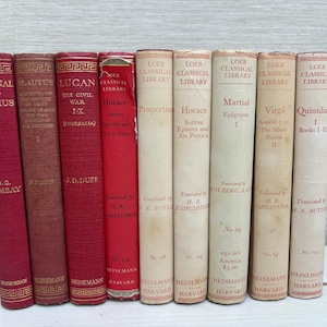 Loeb Classical Library Heinemann / Harvard University Vintage Hardback Books - Various Titles Sold Separately