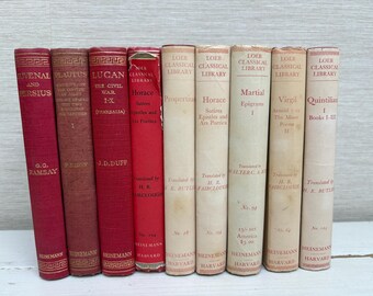 Loeb Classical Library Heinemann / Harvard University Vintage Hardback Books - Various Titles Sold Separately