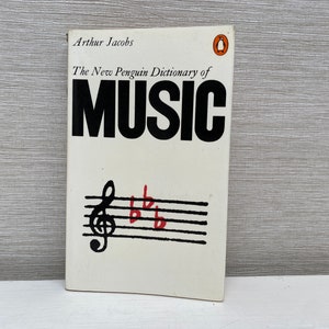 The New Dictionary of Music by Arthur Jacobs 1978 Paperback Book Vintage Penguin Books