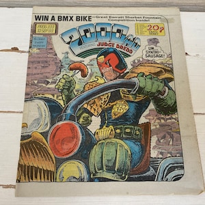 2000 AD Featuring Judge Dredd   Prog. 333 - 10 SEPT 83 Vintage Paper Comic