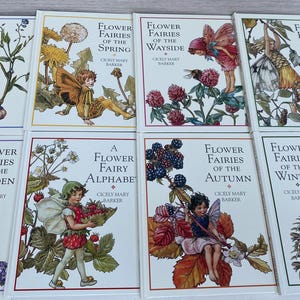 Flower Fairies of the Summer & Flower Fairies of the Trees by Cicely Mary Barker 1999 Hardback Childrens Books - Sold Separately