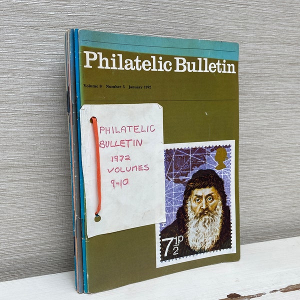 British Philatelic Bulletin Bundle Vintage Magazine 1972/3