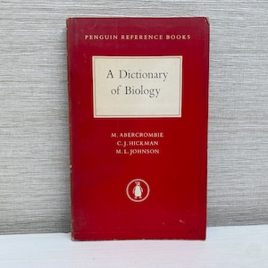 A Dictionary of Biology by M Abercrombie 1959 Paperback Book - Penguin Books
