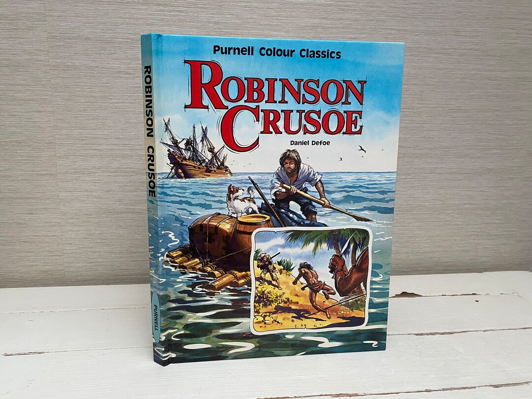 Purnell Colour Classics Robinson Crusoe by Daniel Defoe Vintage ...