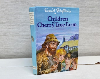 Les enfants de la ferme des cerisiers en cerisier d'Enid Blyton, 1985 livre relié vintage pour enfants - Dean's International Publishing