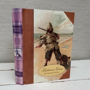 Robinson Crusoe by Daniel Defoe Childrens Hardback Book Robert Frederick Ltd 1998