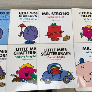Large Format Mr Men Little Miss Paperback Books by Roger Hargreaves / Adam Hargreaves - Sold Individually