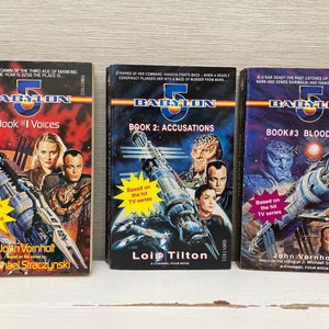 Babylon 5 Paperback Books 1990s - Sold Seperately