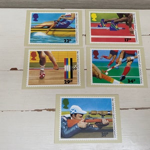 Cartes postales Royal Mail Stamp - Sport 15 juillet 1986