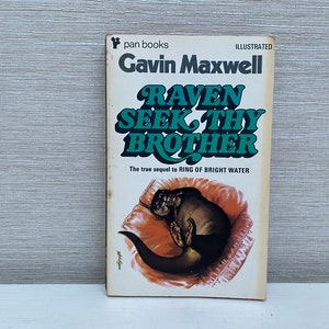 Raven Seek Thy Brother von Gavin Maxwell - 1970 Vintage Erstausgabe Pan Books Taschenbuch
